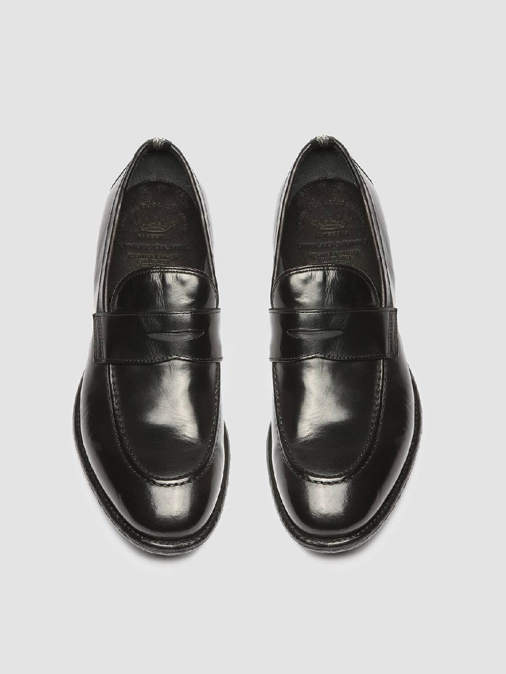 Officine Creative EMORY 024 Mocassini in Pelle Nera In Vendita