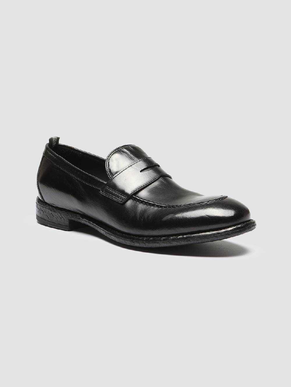 Officine Creative EMORY 024 Mocassini in Pelle Nera In Vendita