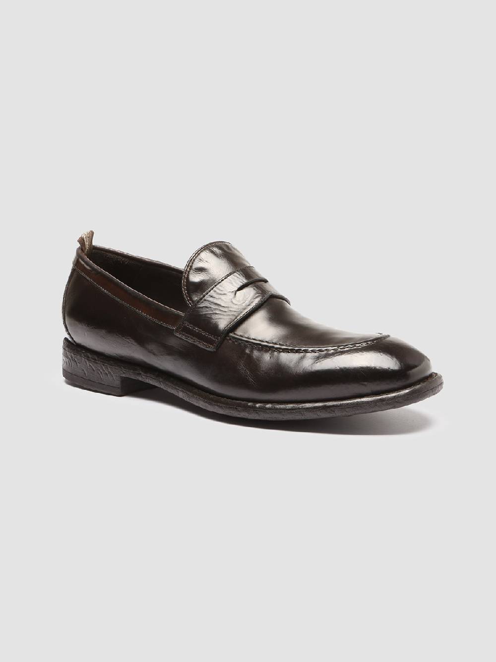 Officine Creative EMORY 024 Mocassini in Pelle Marrone Saldi