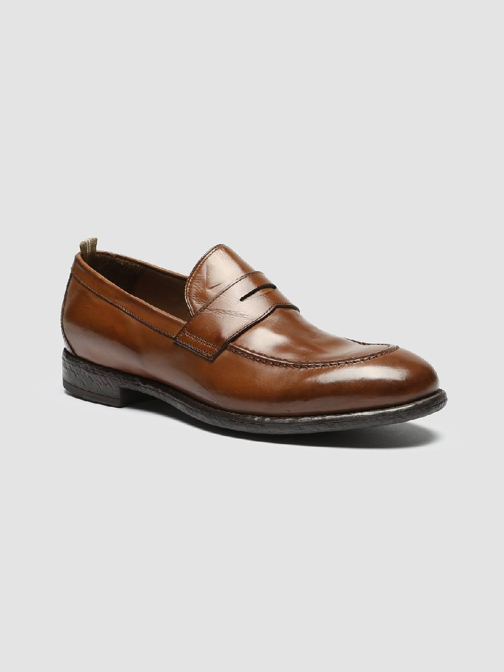 Officine Creative EMORY 024 Mocassini in Pelle Marrone Offerte