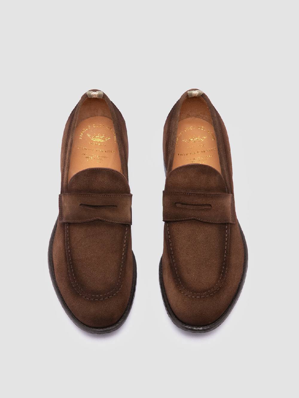 Officine Creative EMORY 024 Mocassini in Pelle Scamosciata Marrone Hotsell