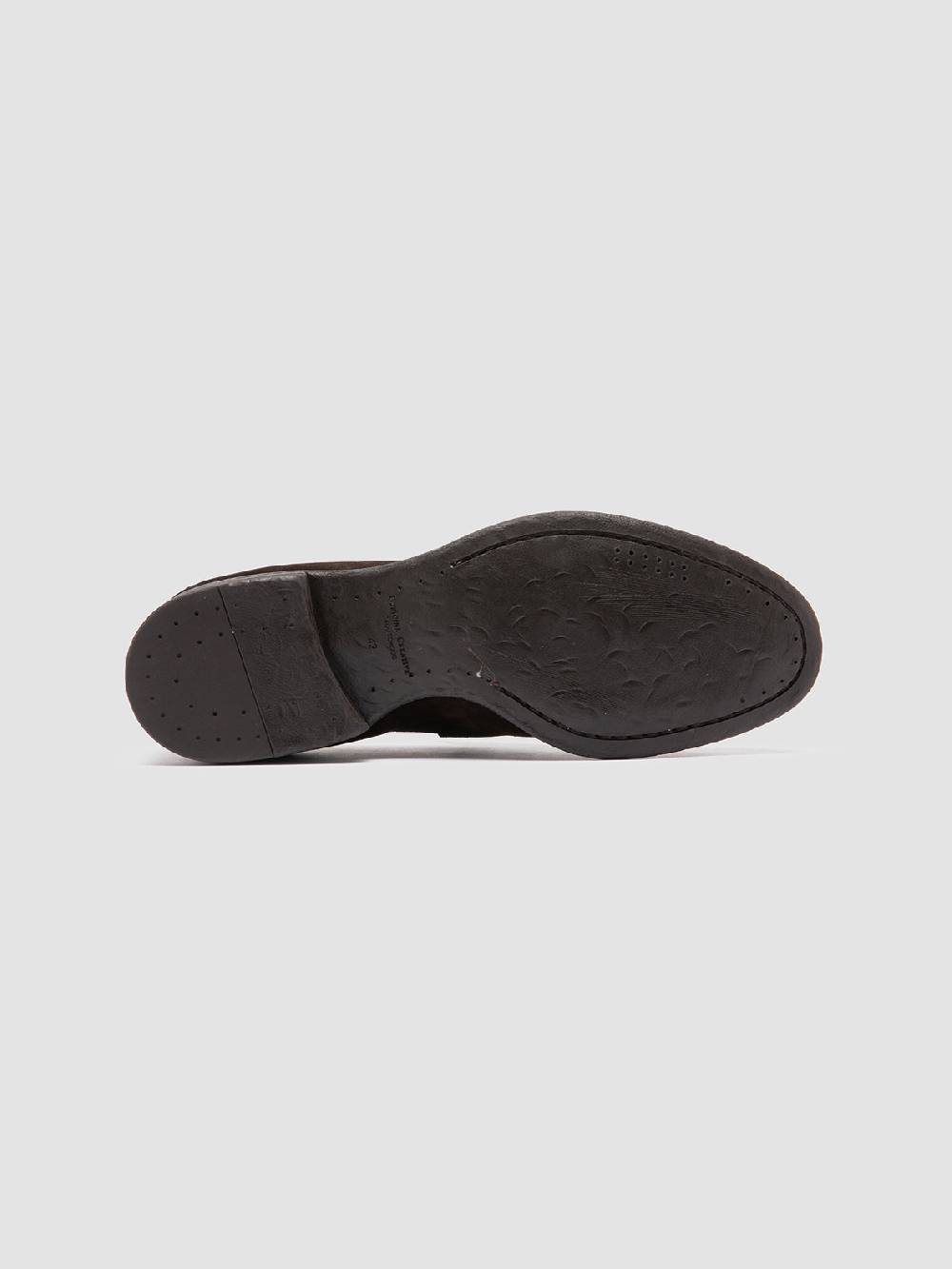 Officine Creative EMORY 024 Mocassini in Pelle Scamosciata Marrone Vendita Calda