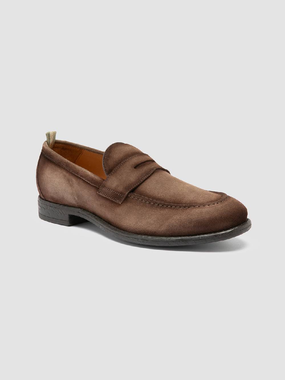 Officine Creative EMORY 024 Mocassini in Pelle Scamosciata Marrone Vendita Economica