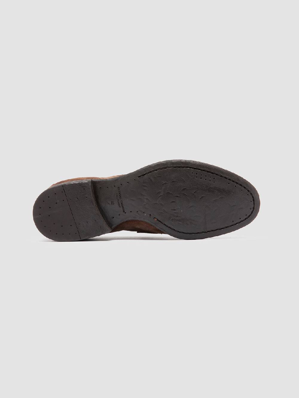 Officine Creative EMORY 024 Mocassini in Pelle Scamosciata Marrone Vendita Economica