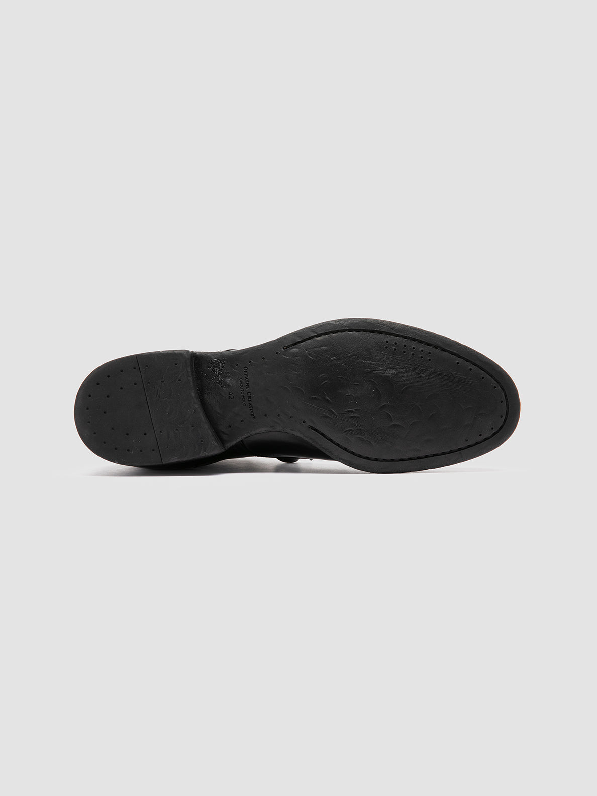 Officine Creative EMORY CAOU 014 Stivali Neri in Pelle Saldi Di Fabbrica