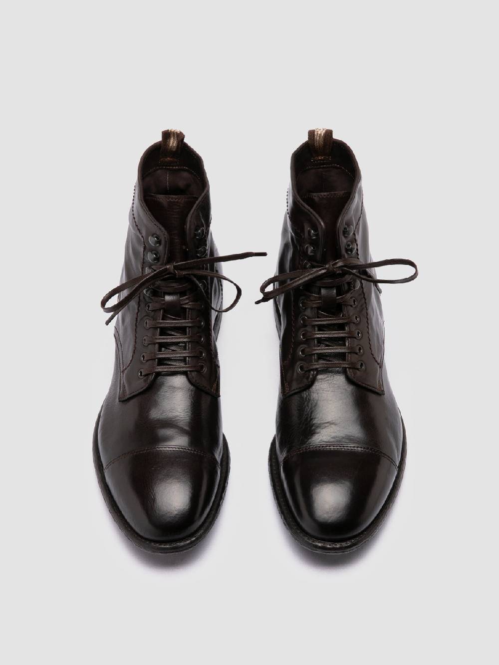 Officine Creative EMORY CAOU 014 Stivali Marrone Scuro in Pelle I Più Venduti