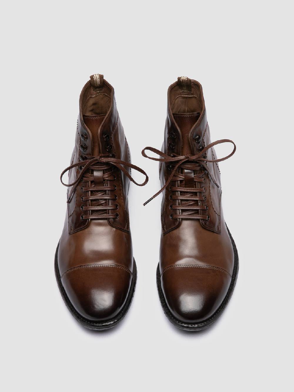 Officine Creative EMORY CAOU 014 Stivali Marrone Chiaro in Pelle Vendite Flash