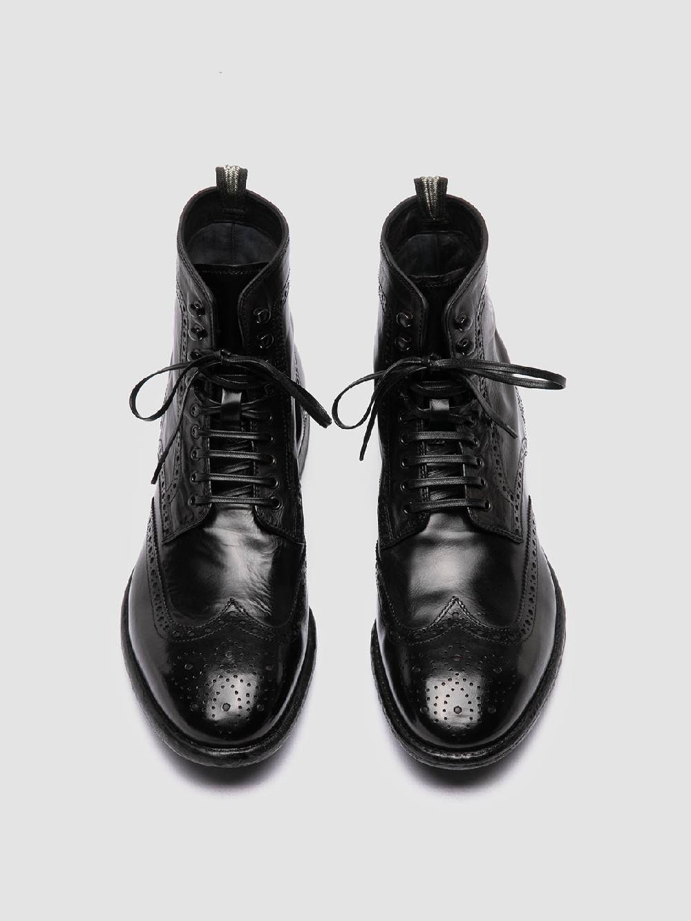Officine Creative EMORY CAOU 016 Stivali Neri in Pelle Negozio