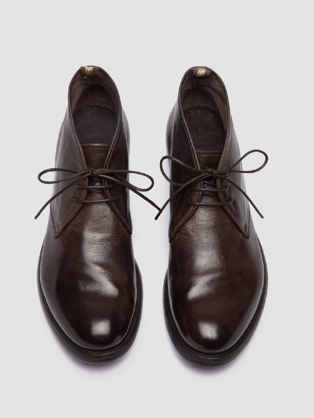 Officine Creative HIVE 050 Stivali Chukka in Pelle Marrone Moda