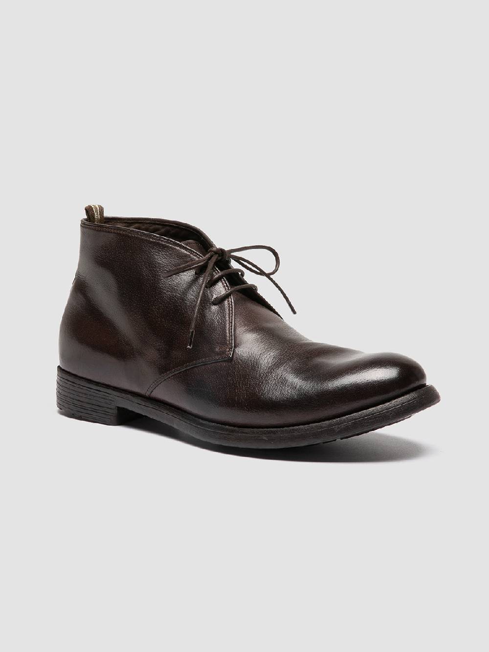Officine Creative HIVE 050 Stivali Chukka in Pelle Marrone Moda