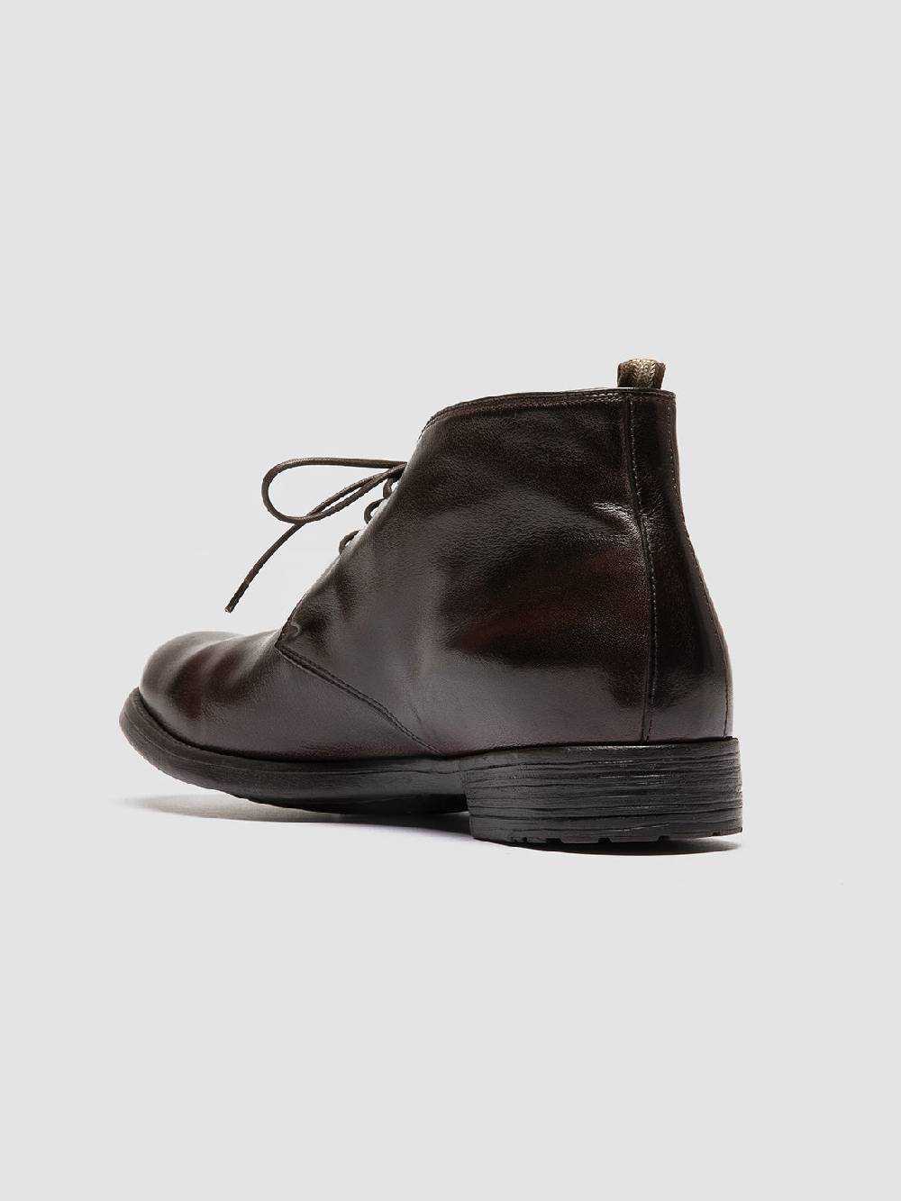 Officine Creative HIVE 050 Stivali Chukka in Pelle Marrone Moda