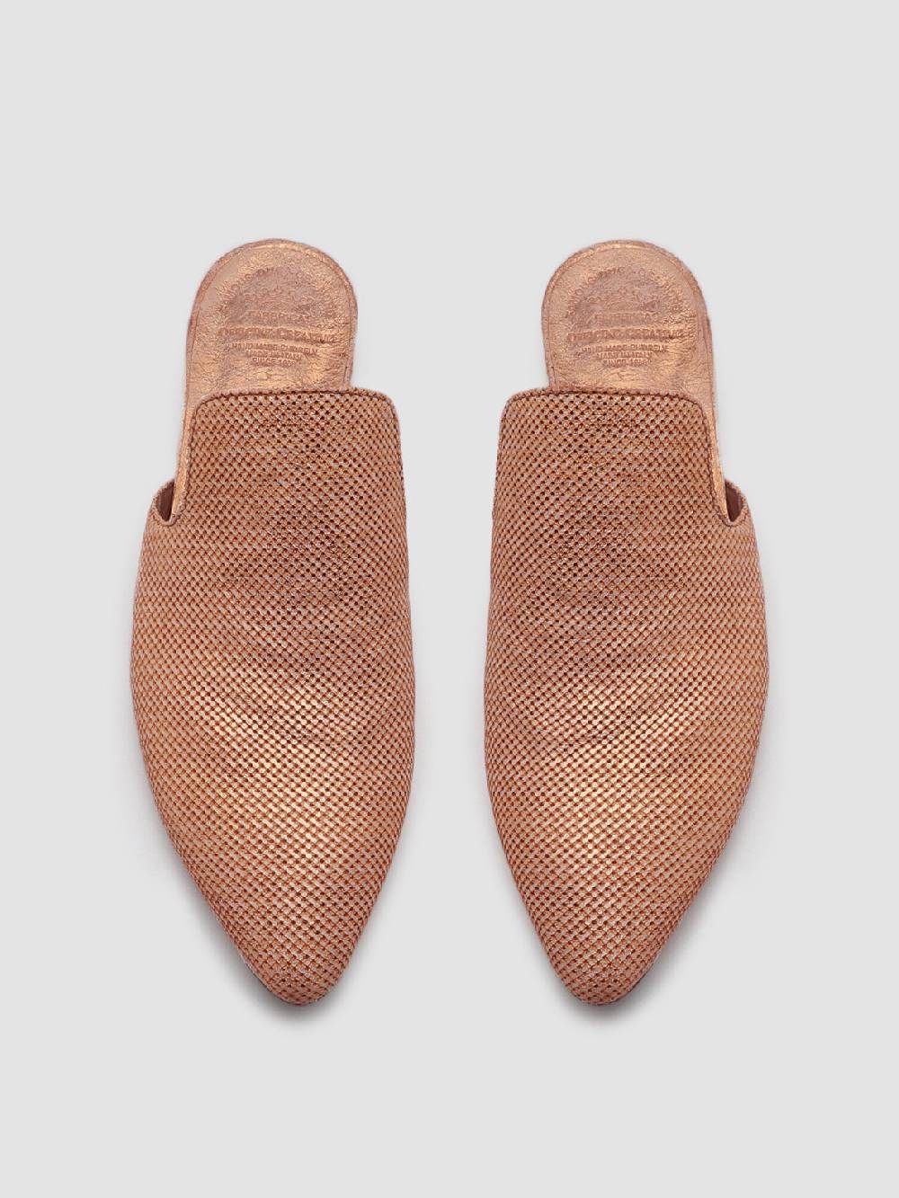 Officine Creative SAUVANNE 006 Sabot in Pelle Marrone Soddisfazione Garantita