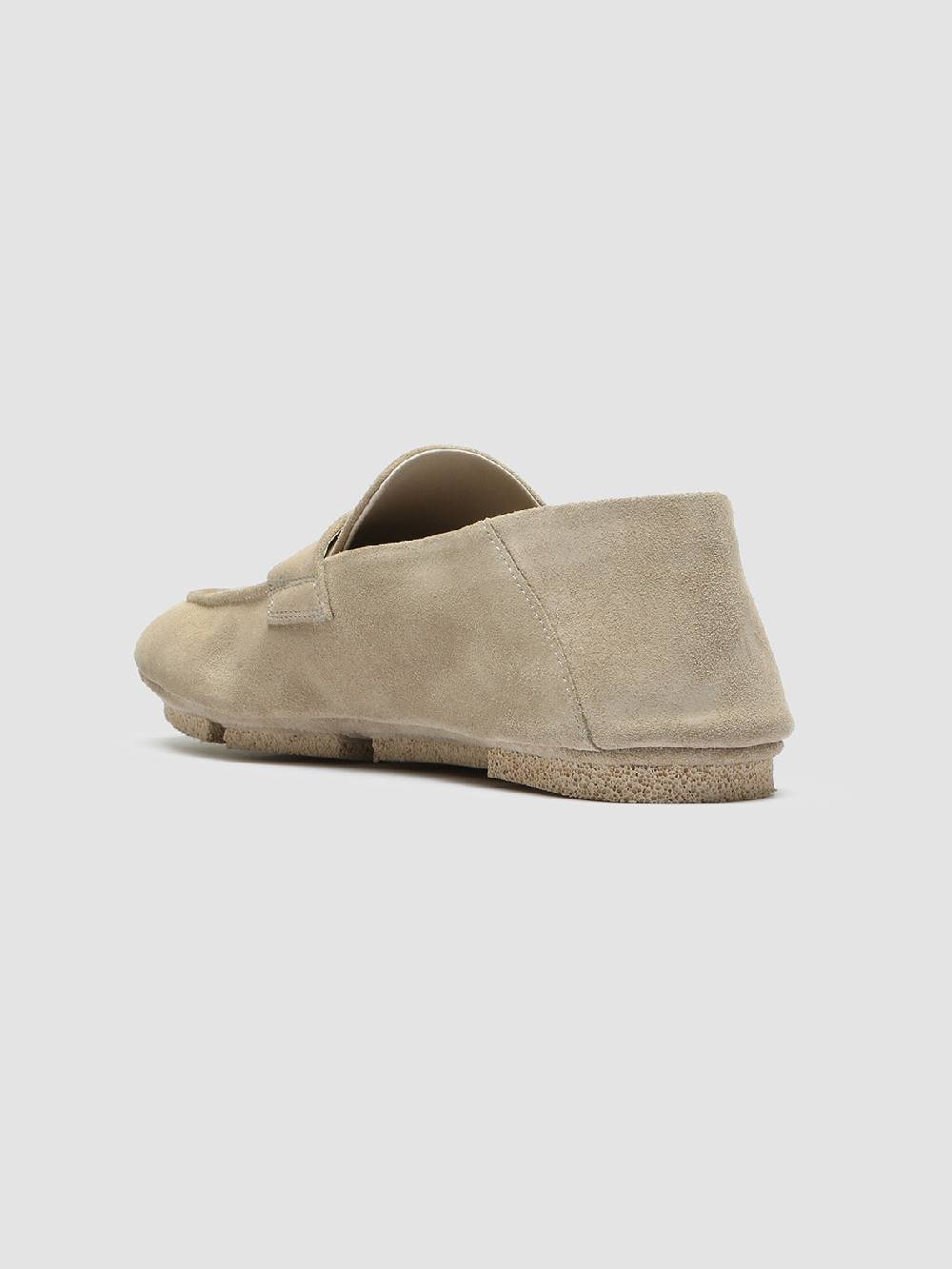 Officine Creative C-SIDE 101 Mocassini in Pelle Scamosciata Avorio Negozi Online