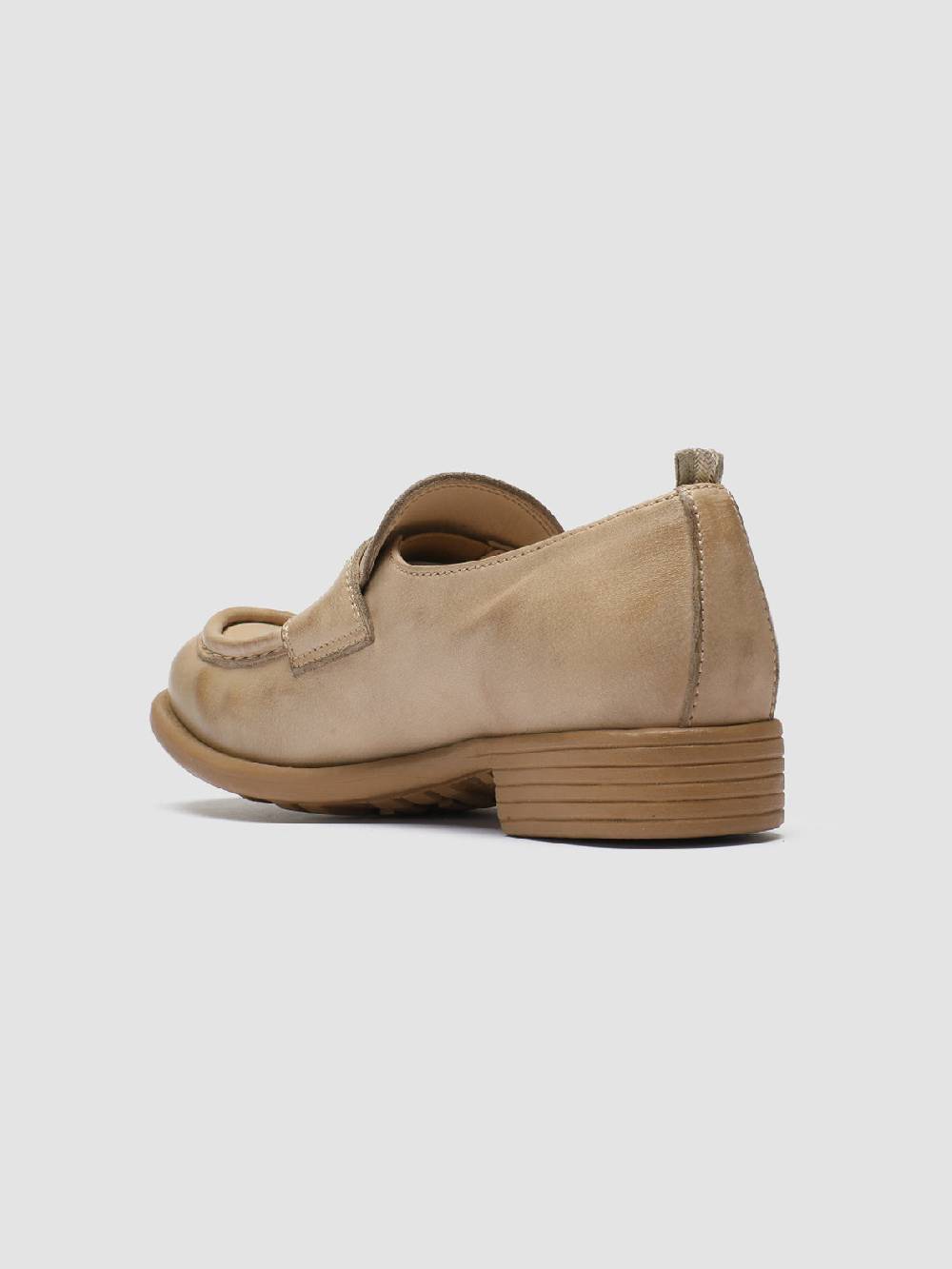 Officine Creative CALIXTE 020 Mocassini Penny Loafer in Pelle Tortora Consegna Veloce