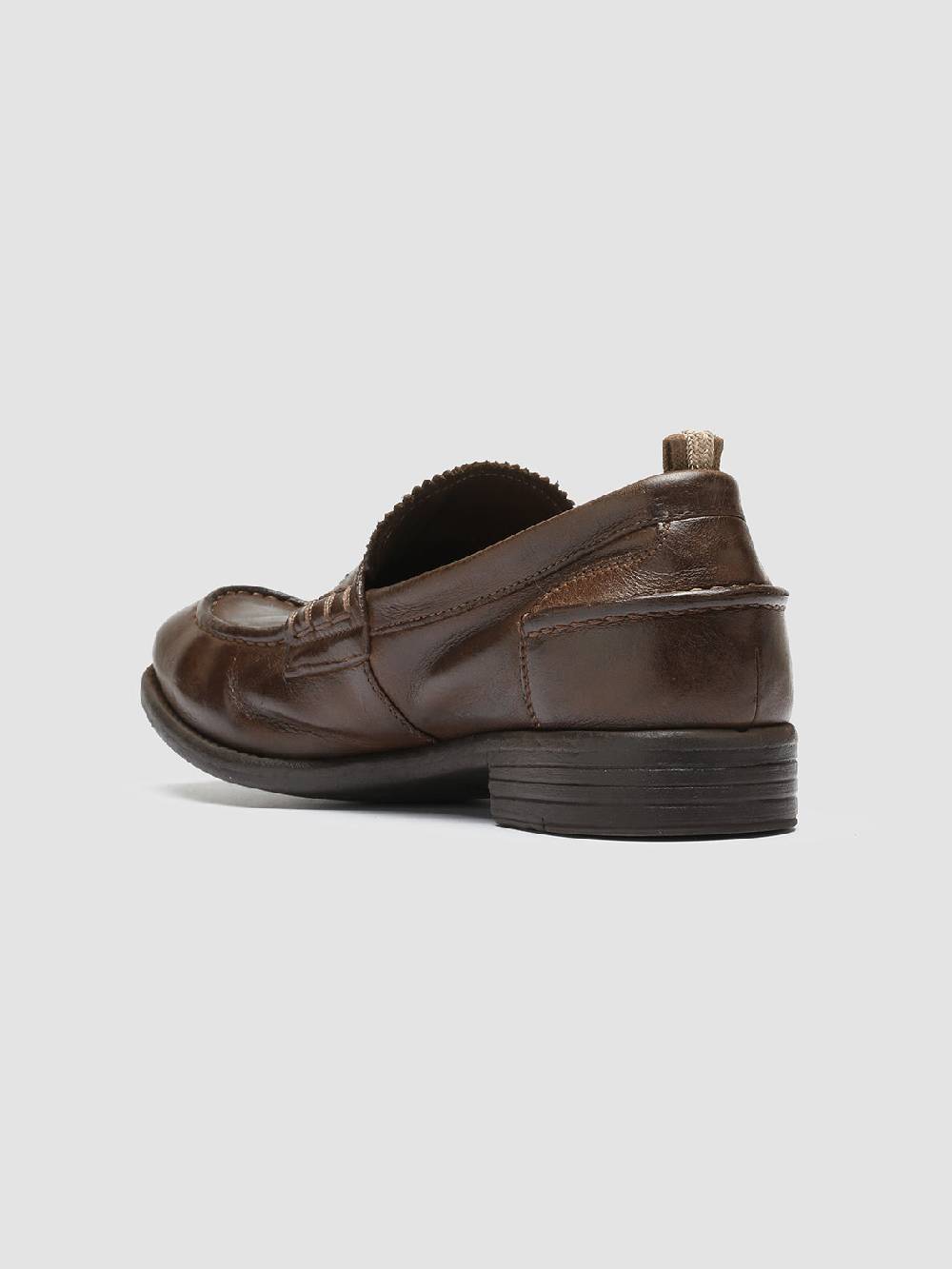 Officine Creative CALIXTE 042 Mocassini Penny in Pelle Marrone Promozione Limitata