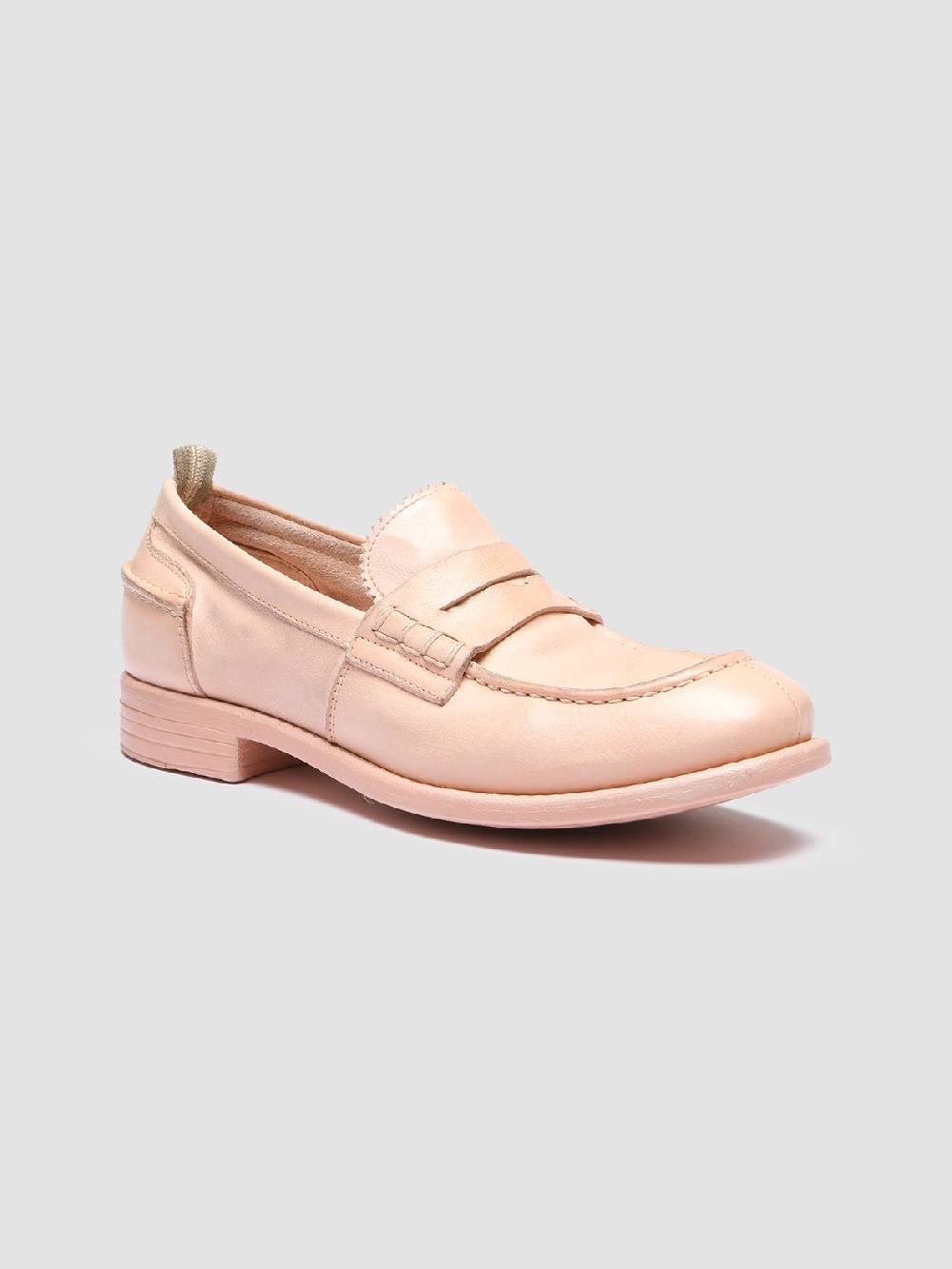 Officine Creative CALIXTE 042 Mocassini Penny Loafer in Pelle Rosa Shopping Online
