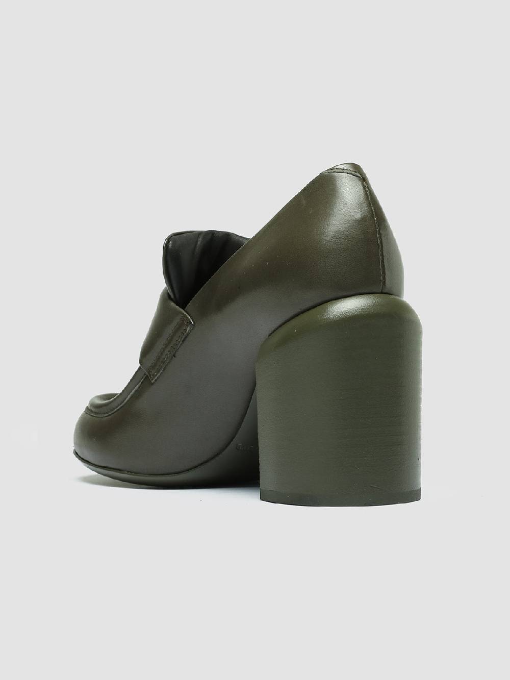 Officine Creative ESTHER 018 Mocassini Penny in Pelle Verde Convenienza