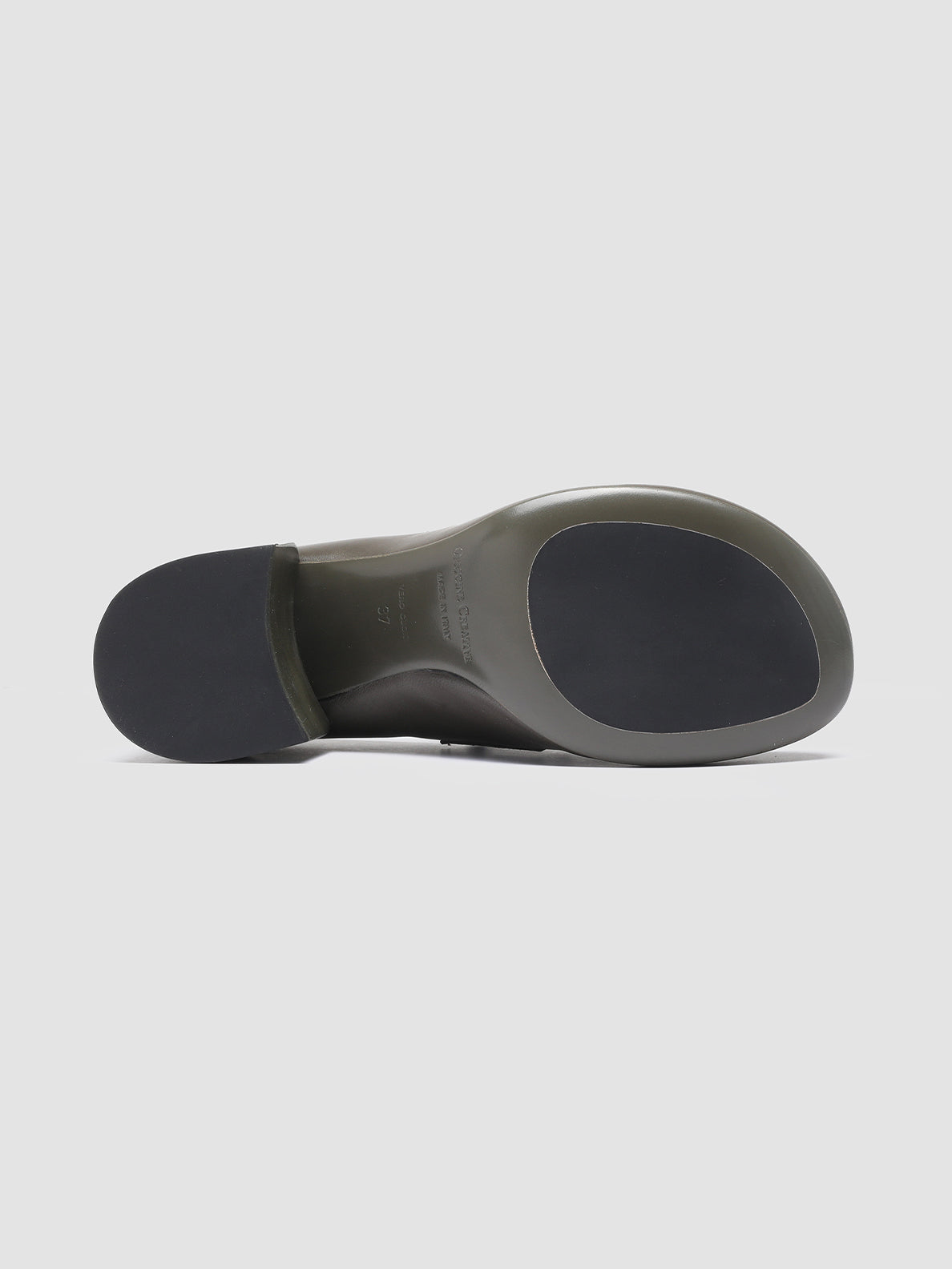 Officine Creative ETHEL 001 Mocassini Penny in Pelle Verde Sconto