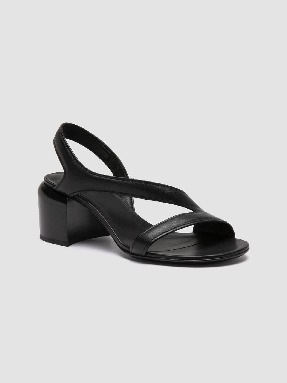 Officine Creative ETHEL 023 Sandali in Pelle Nera Outlet