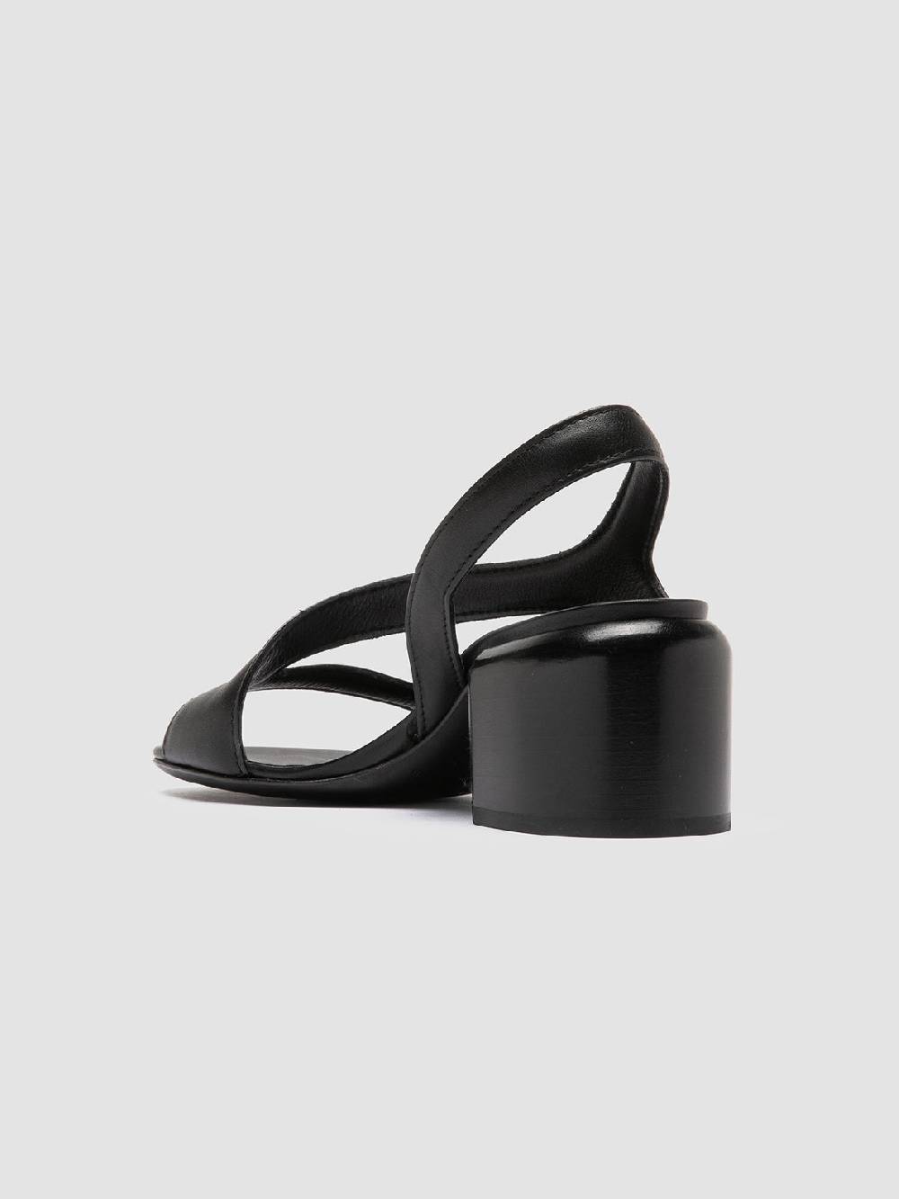 Officine Creative ETHEL 023 Sandali in Pelle Nera Outlet