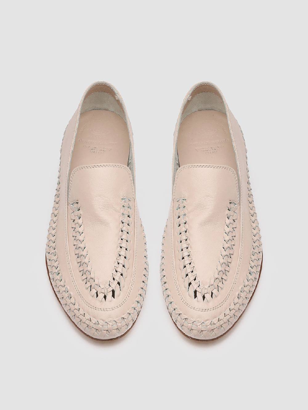 Officine Creative BESSIE 002 Mocassini in Pelle Rosa Hotsell
