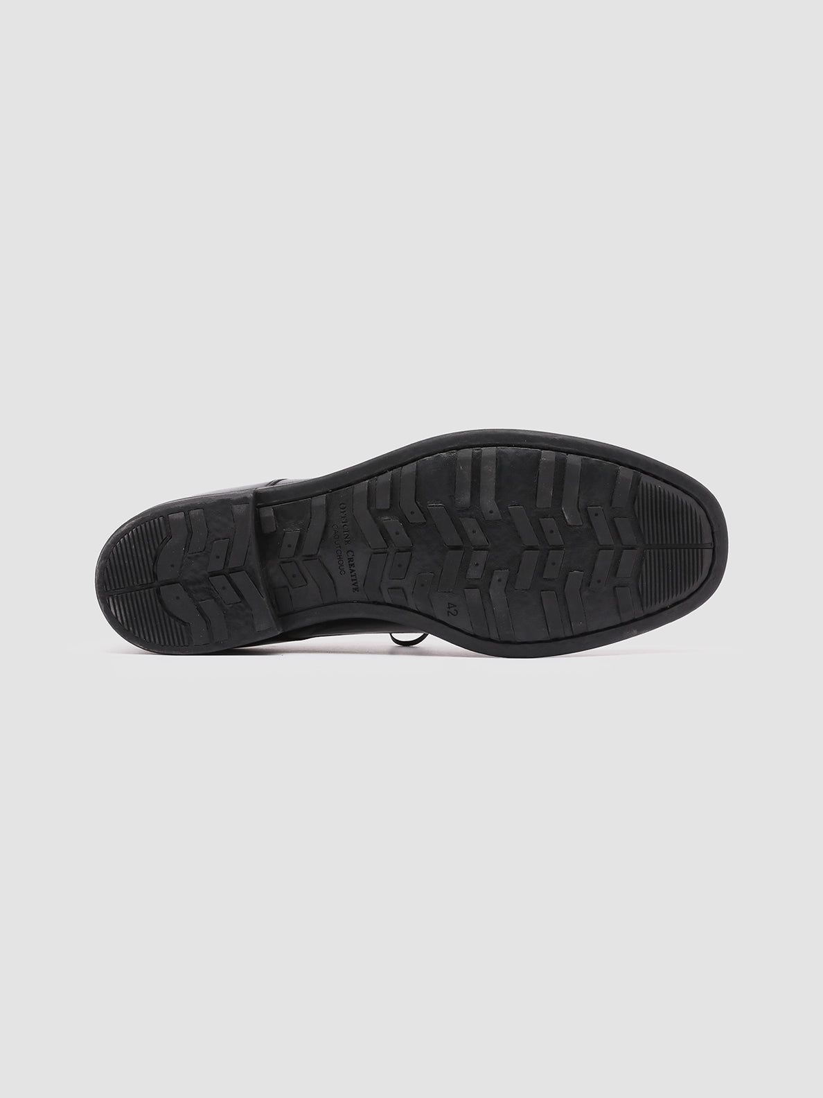 Officine Creative CHRONICLE 001 Derby in Pelle Nera Vendita Economica