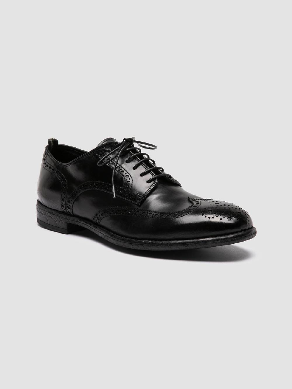 Officine Creative EMORY 015 Scarpe Derby in Pelle Nera Latest fashion