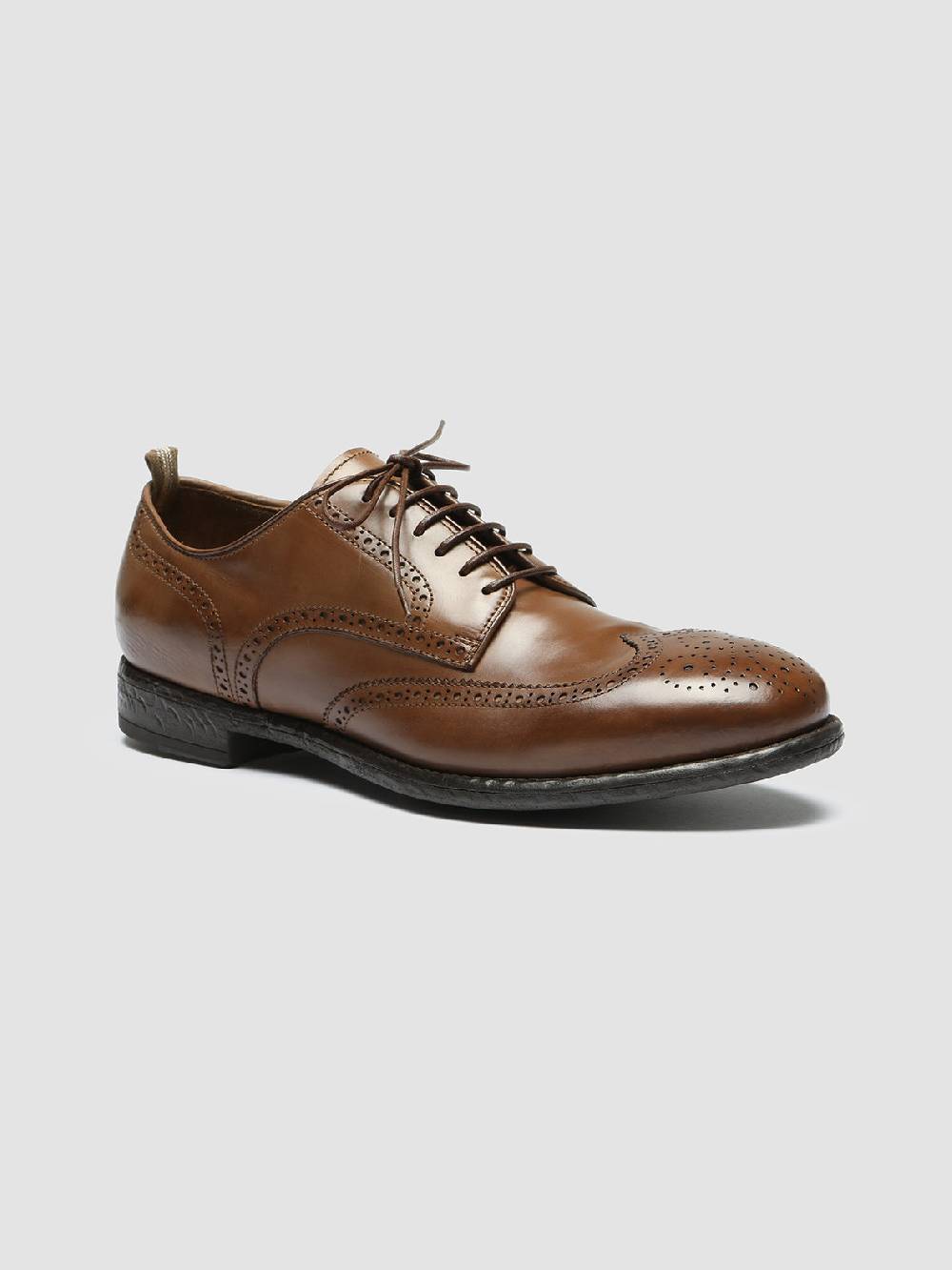 Officine Creative EMORY 015 Derby in Pelle Marrone Pezzi Unici