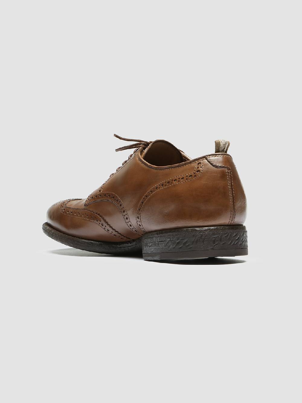 Officine Creative EMORY 015 Derby in Pelle Marrone Pezzi Unici