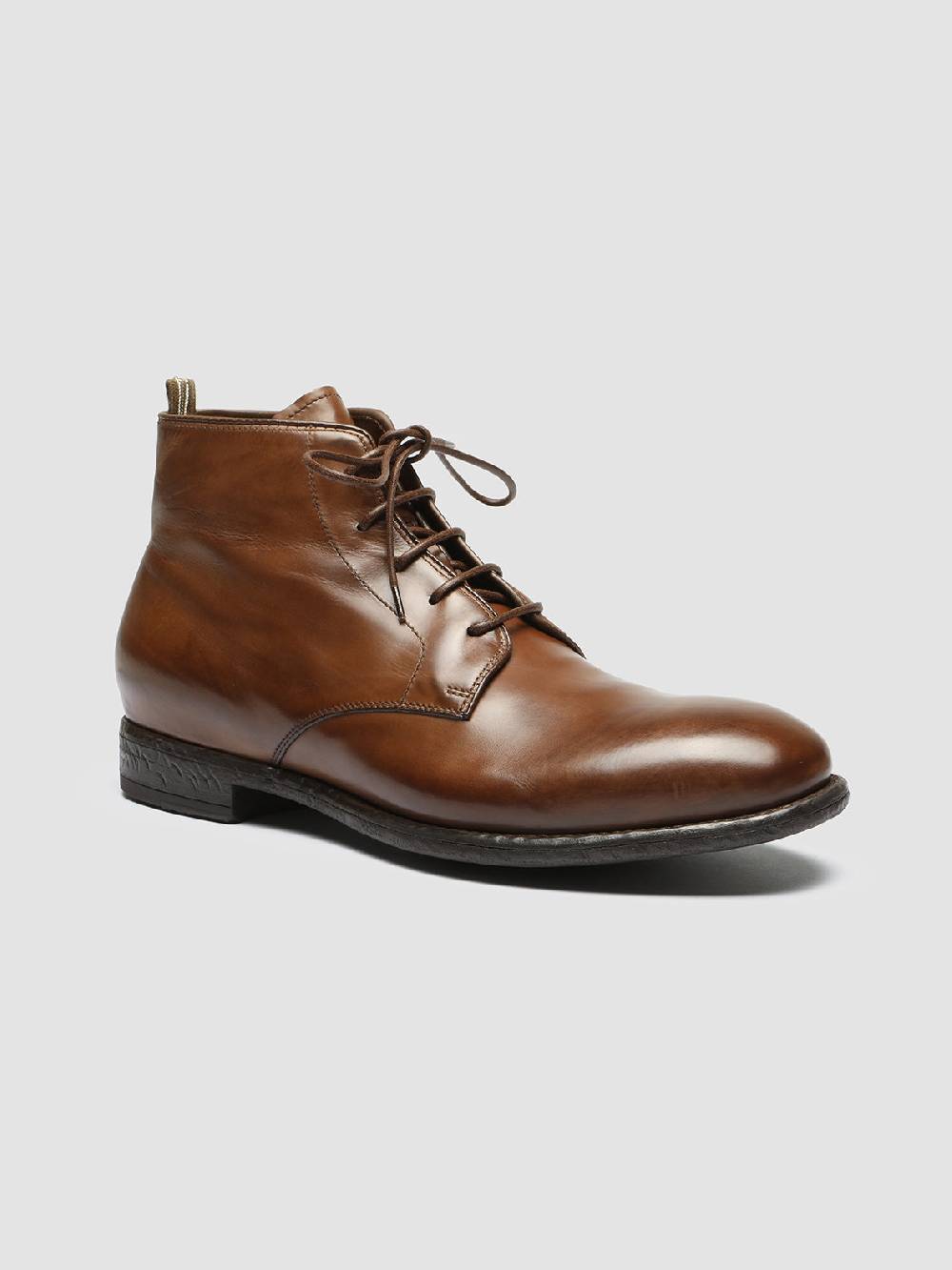 Officine Creative EMORY 023 Stivaletti in Pelle Marrone Grandi sconti