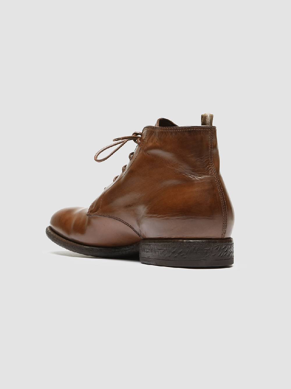 Officine Creative EMORY 023 Stivaletti in Pelle Marrone Grandi sconti