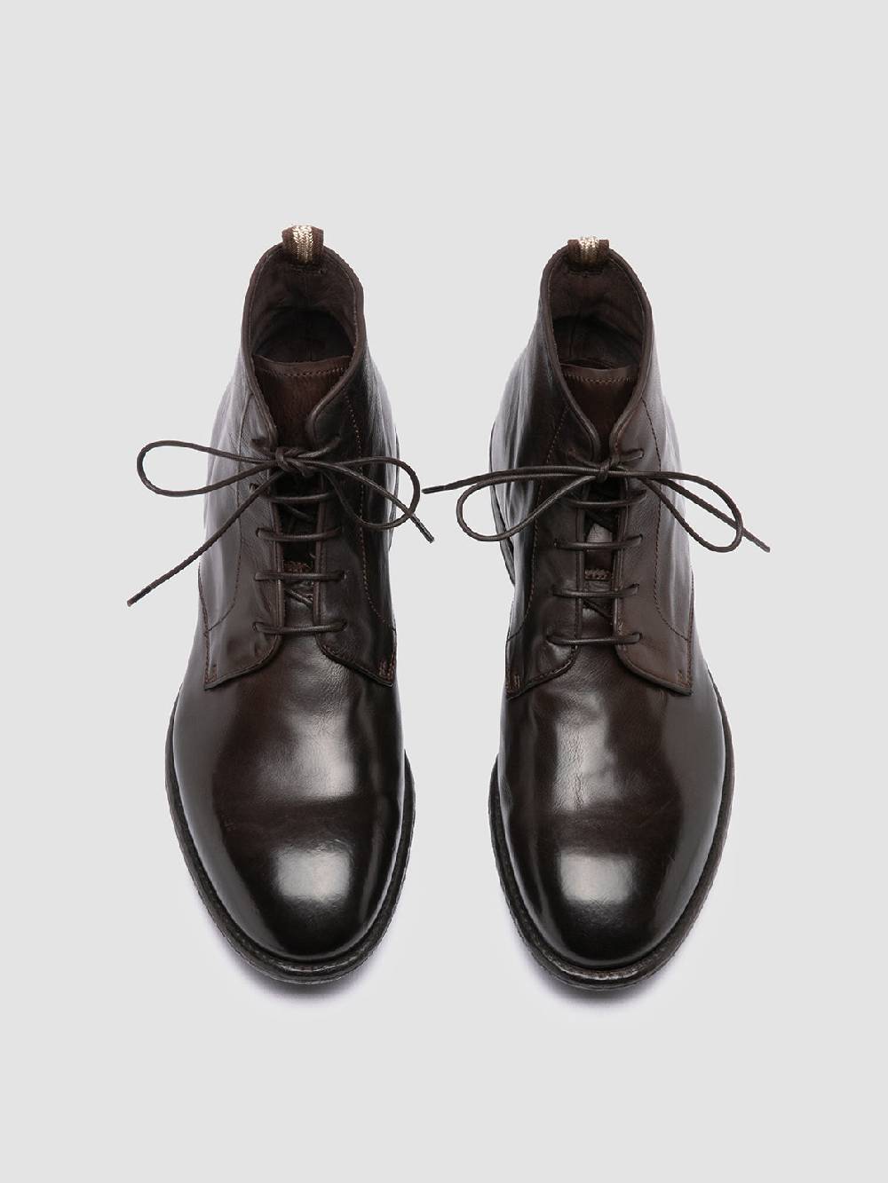 Officine Creative EMORY 023 Stivaletti in Pelle Marrone Consegna Veloce