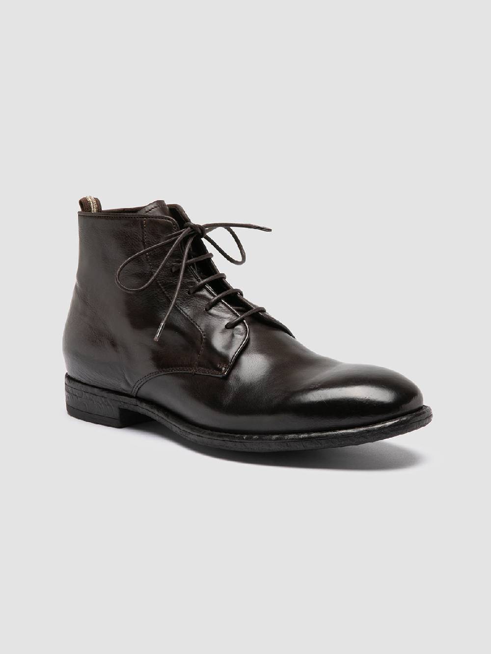 Officine Creative EMORY 023 Stivaletti in Pelle Marrone Consegna Veloce