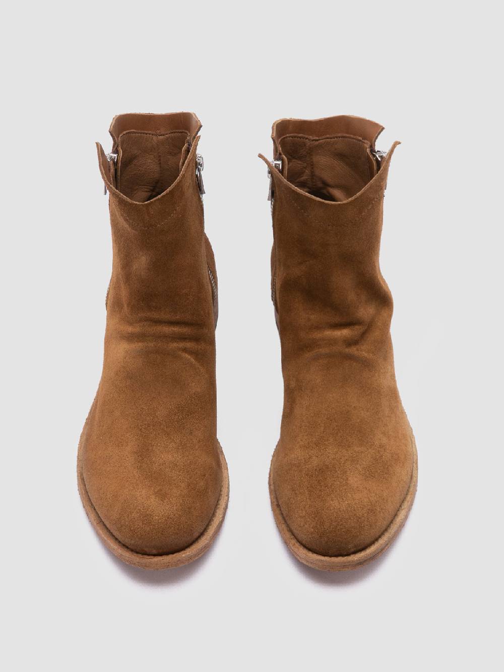 Officine Creative LISON 051 Stivaletti in Pelle Scamosciata Marrone Fino Al -60%