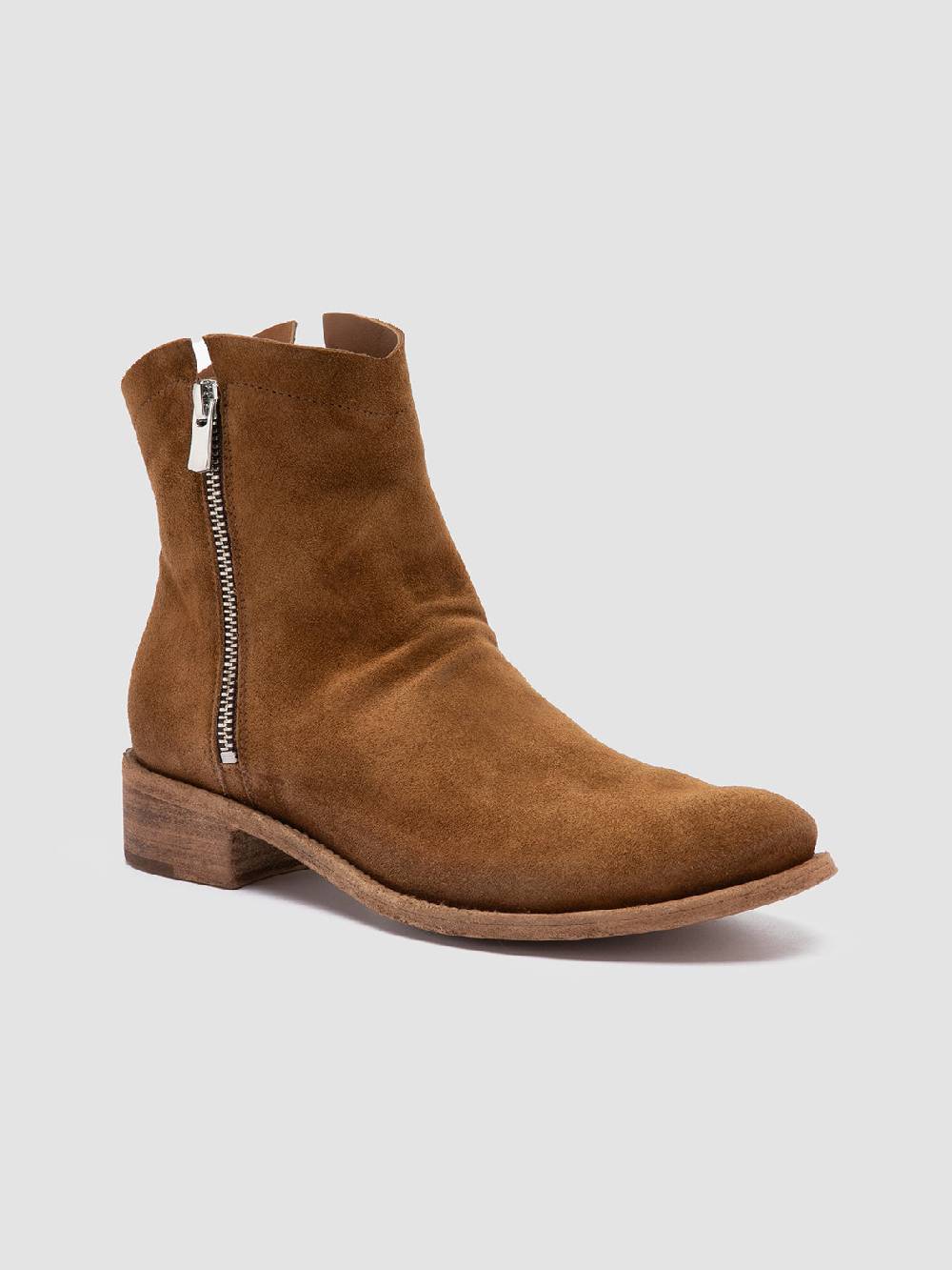 Officine Creative LISON 051 Stivaletti in Pelle Scamosciata Marrone Fino Al -60%