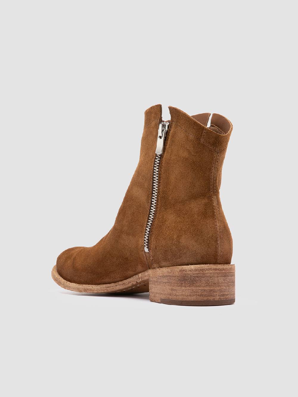 Officine Creative LISON 051 Stivaletti in Pelle Scamosciata Marrone Fino Al -60%