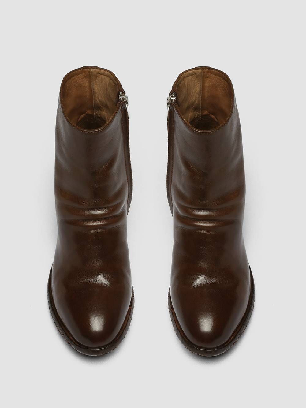 Officine Creative SHERRY 003 Stivaletti in Pelle Marrone Economico