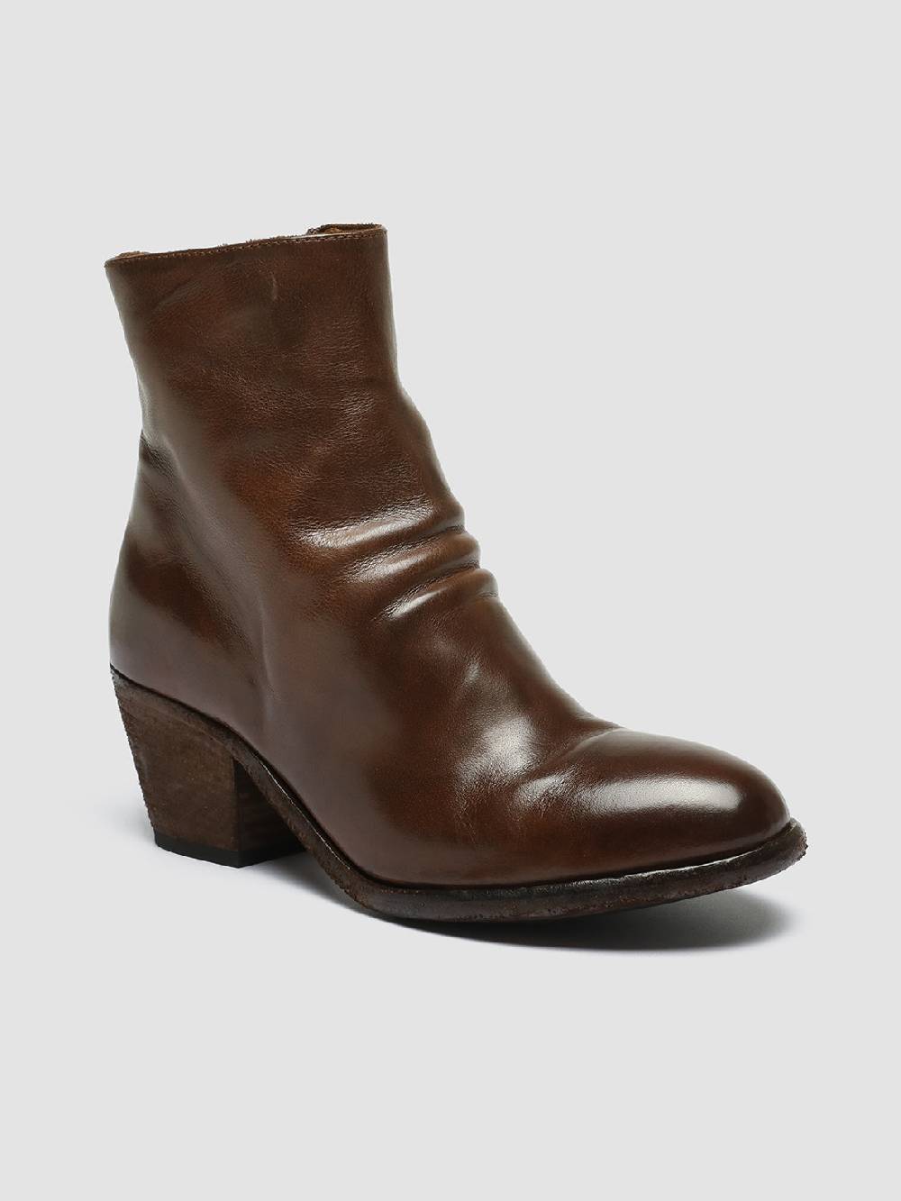 Officine Creative SHERRY 003 Stivaletti in Pelle Marrone Economico