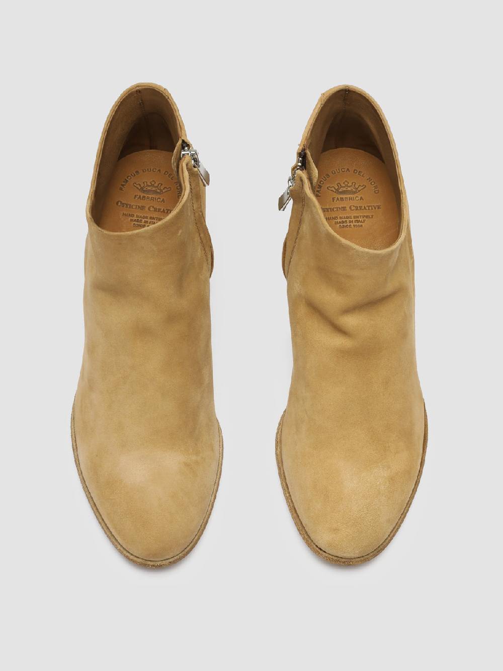 Officine Creative SHIRLEE 002 Stivaletti in Pelle Scamosciata Marrone Outlet