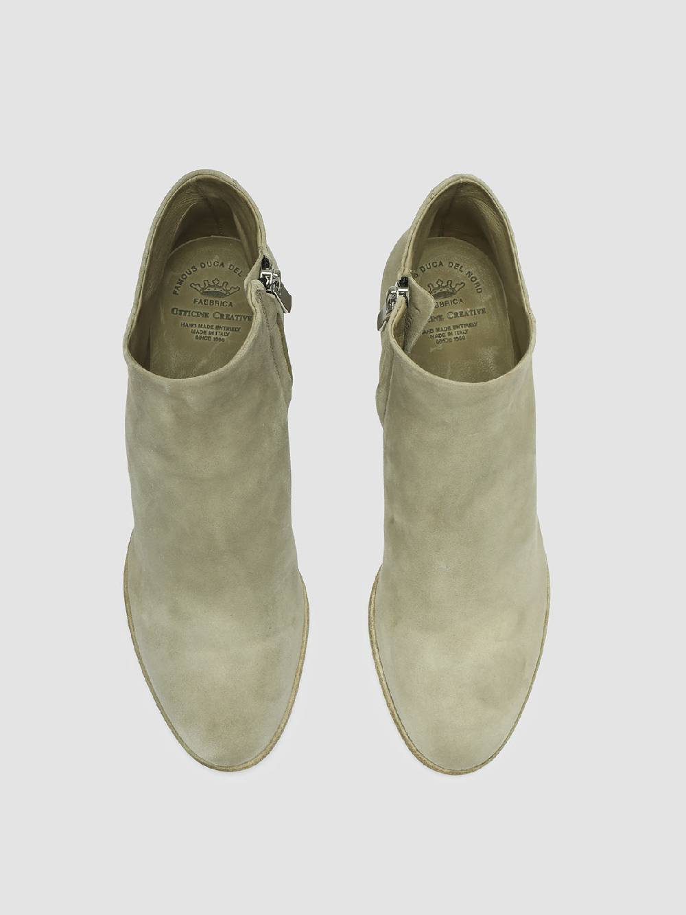 Officine Creative SHIRLEE 002 Stivaletti in Pelle Scamosciata Verde ACQUISTA ORA