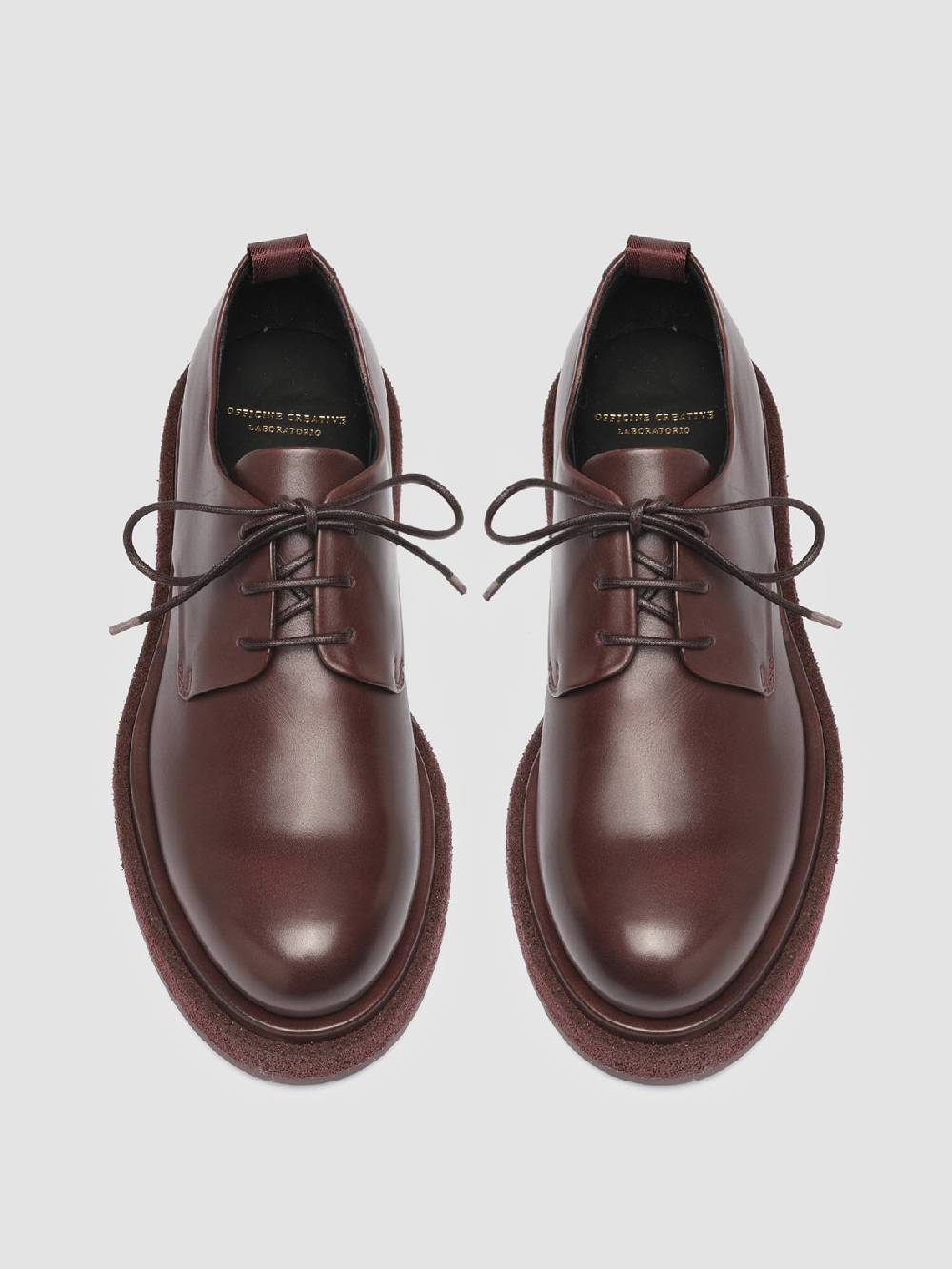 Officine Creative TONAL 100 Derby in Pelle Bordeaux Hotsell