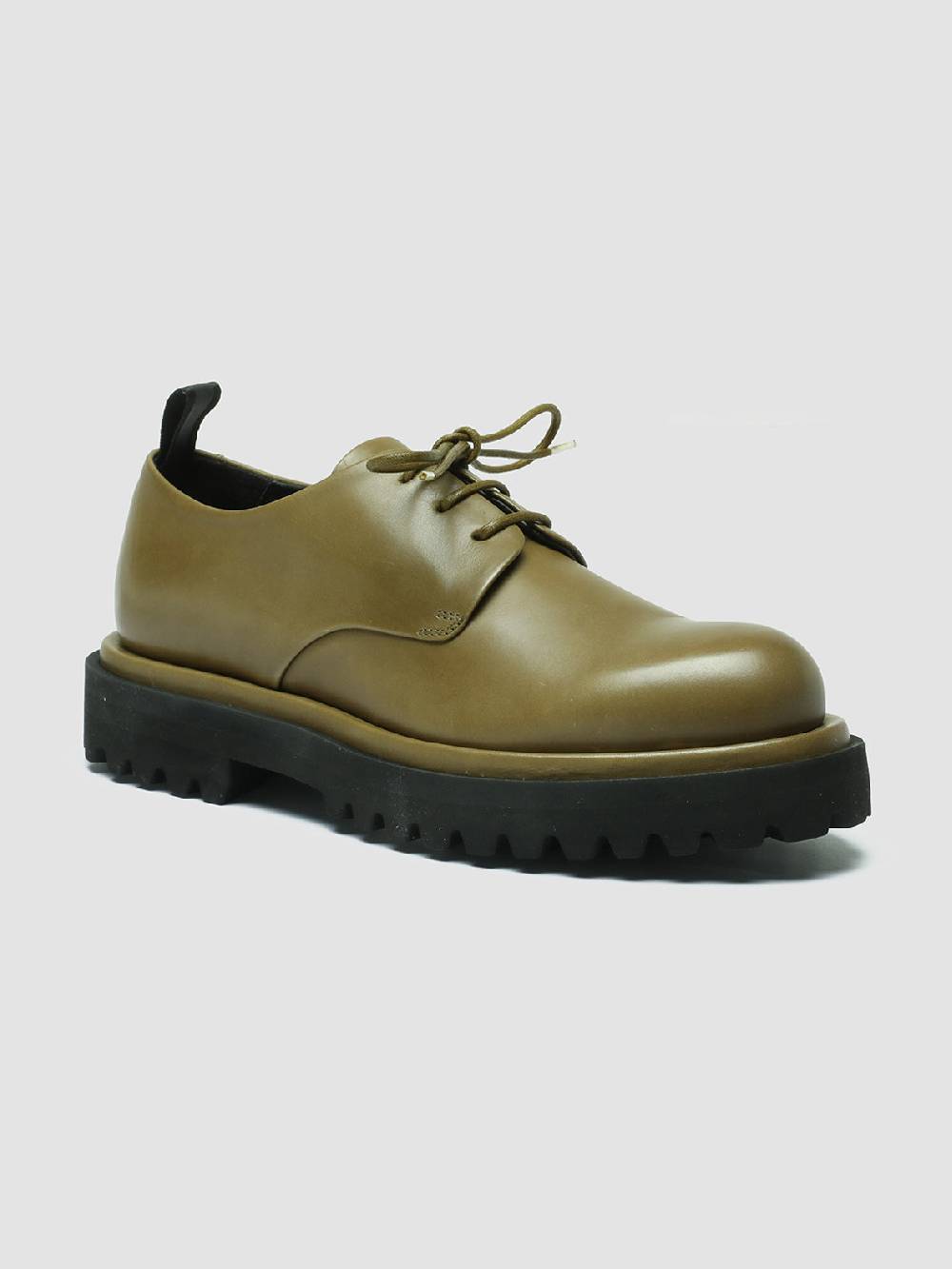 Officine Creative TONAL 100 Derby in Pelle Verde Vendita Calda