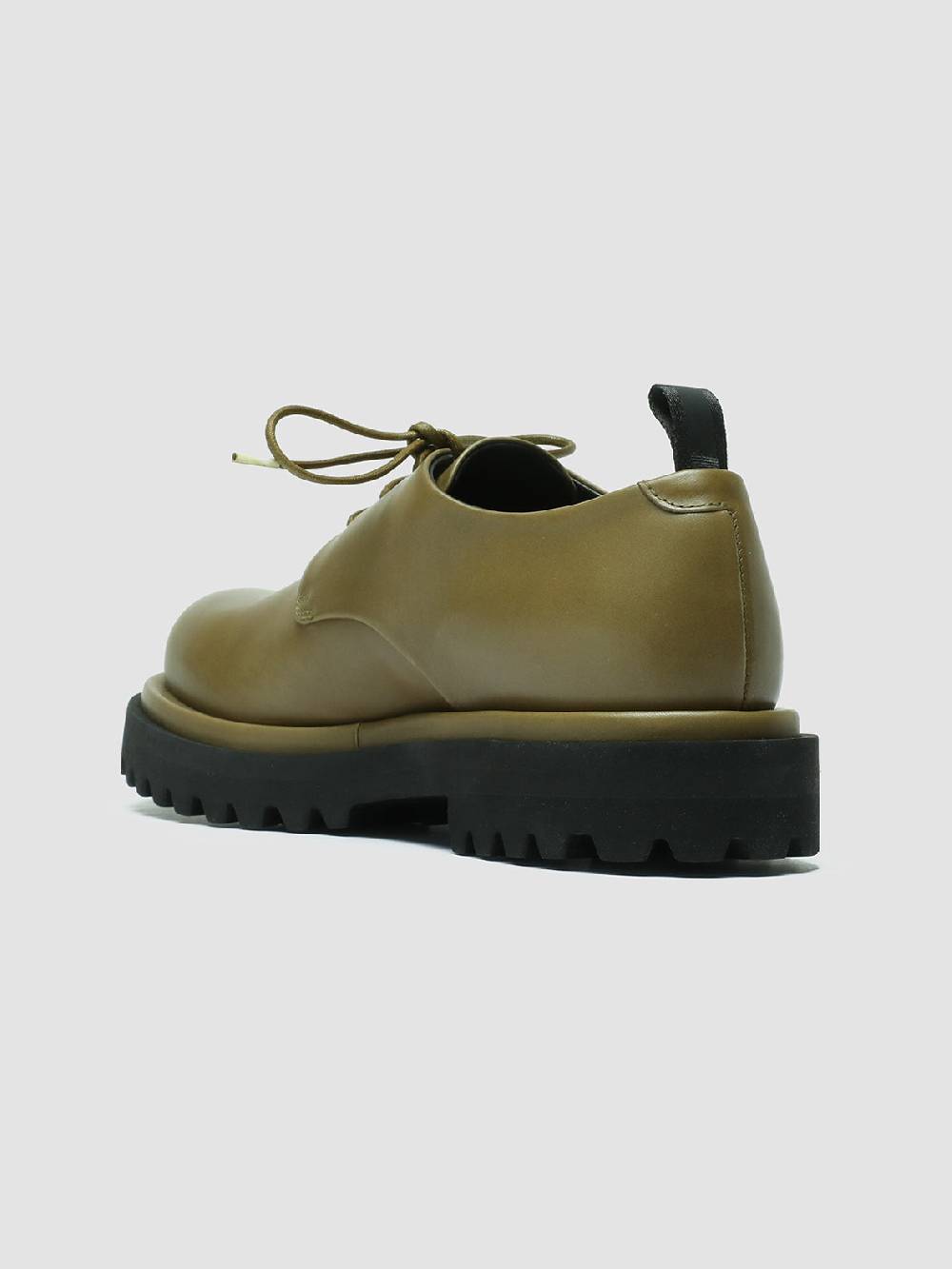 Officine Creative TONAL 100 Derby in Pelle Verde Vendita Calda