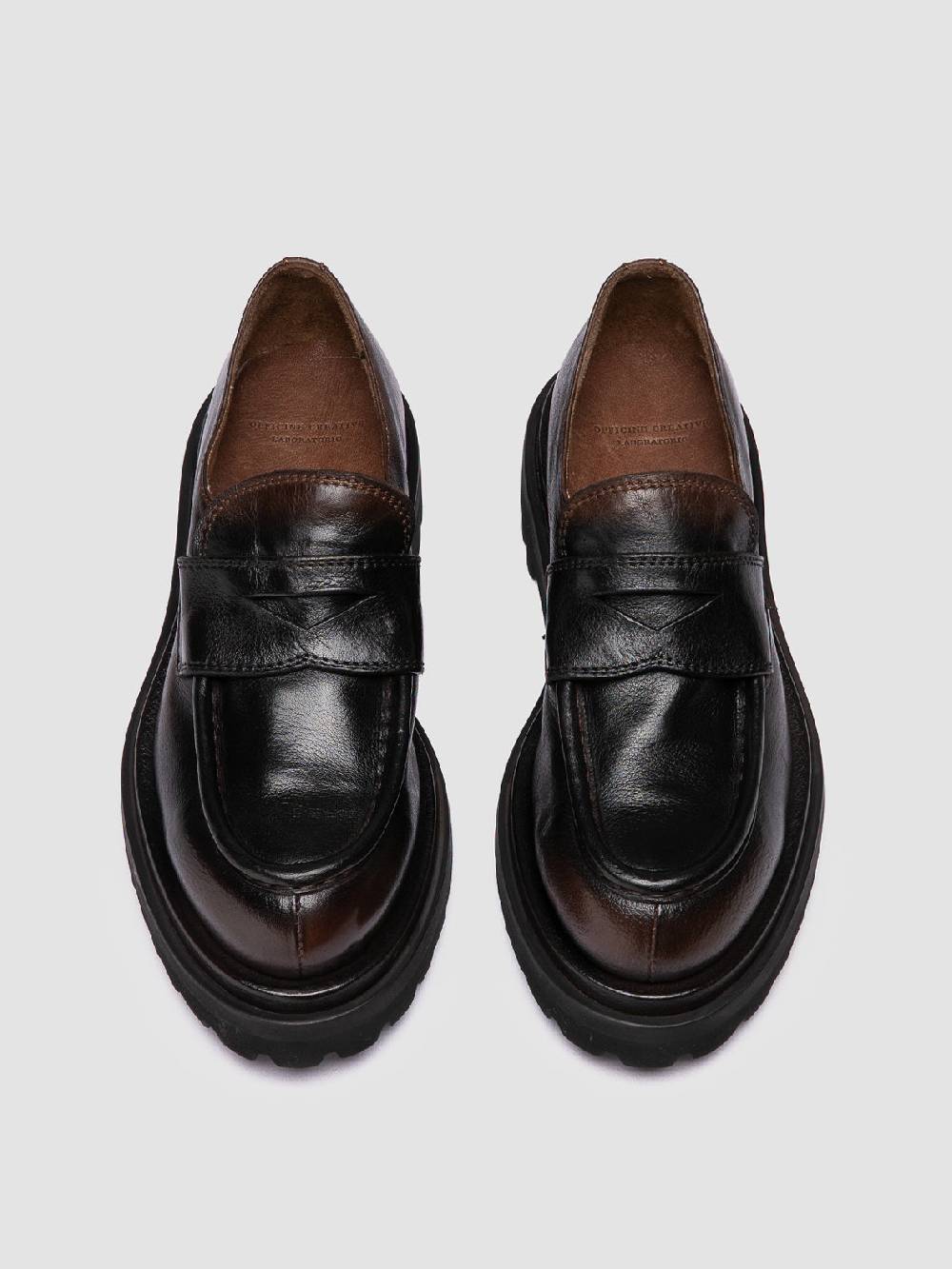 Officine Creative WISAL DD 101 Mocassini in Pelle Marrone I Più Venduti