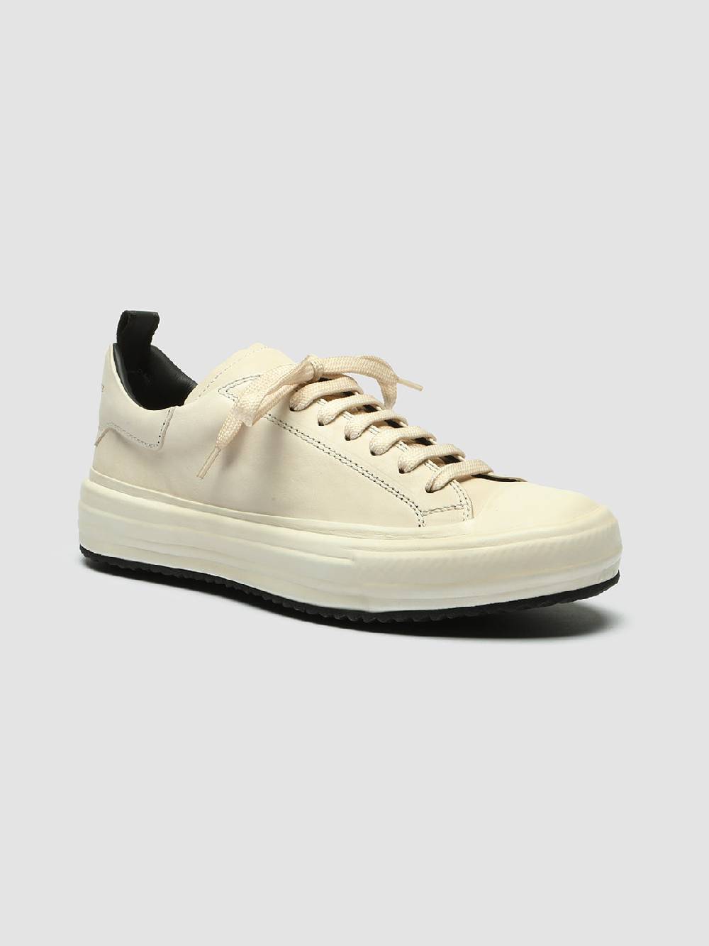Officine Creative MES 105 Sneaker in Pelle Avorio In Saldo