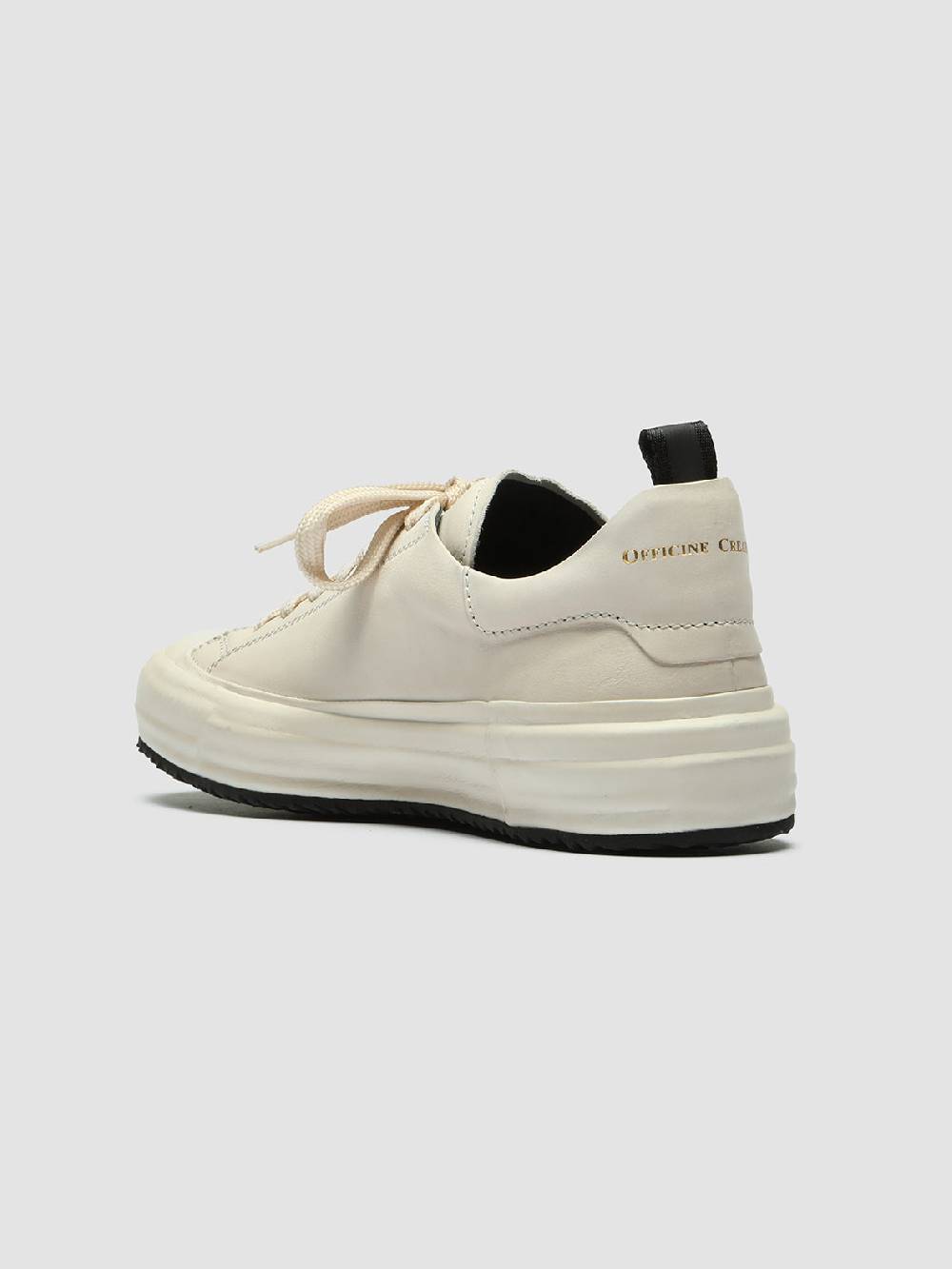 Officine Creative MES 105 Sneaker in Pelle Avorio In Saldo