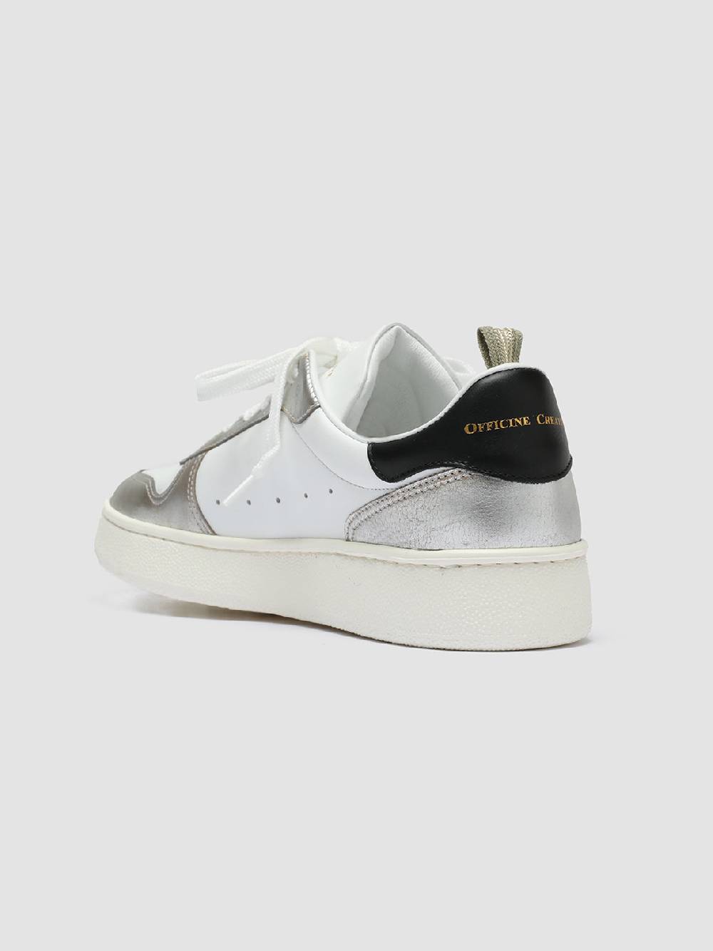 Officine Creative MOWER 110 Sneakers in Pelle Bianca Nuovo