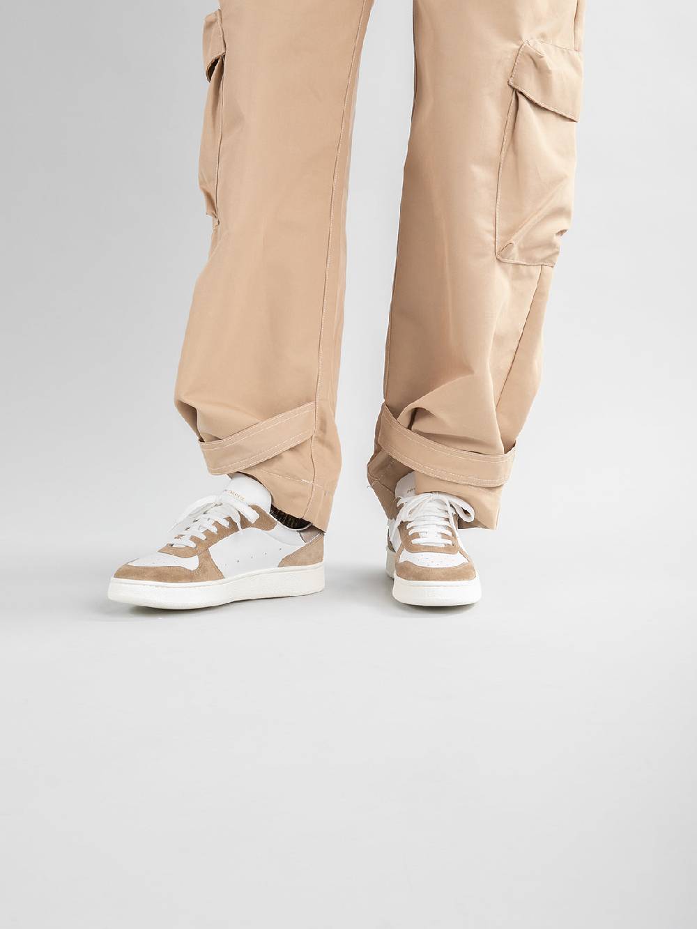 Officine Creative MOWER 110 Sneakers in Pelle Bianca Nuovo