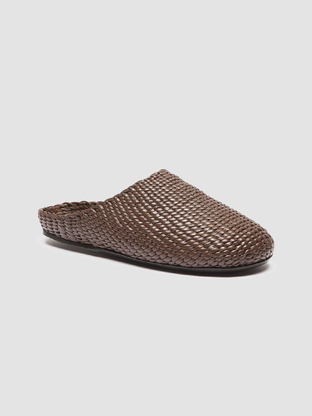 Officine Creative POLLY 001 Sabot in Pelle Marrone Vendita