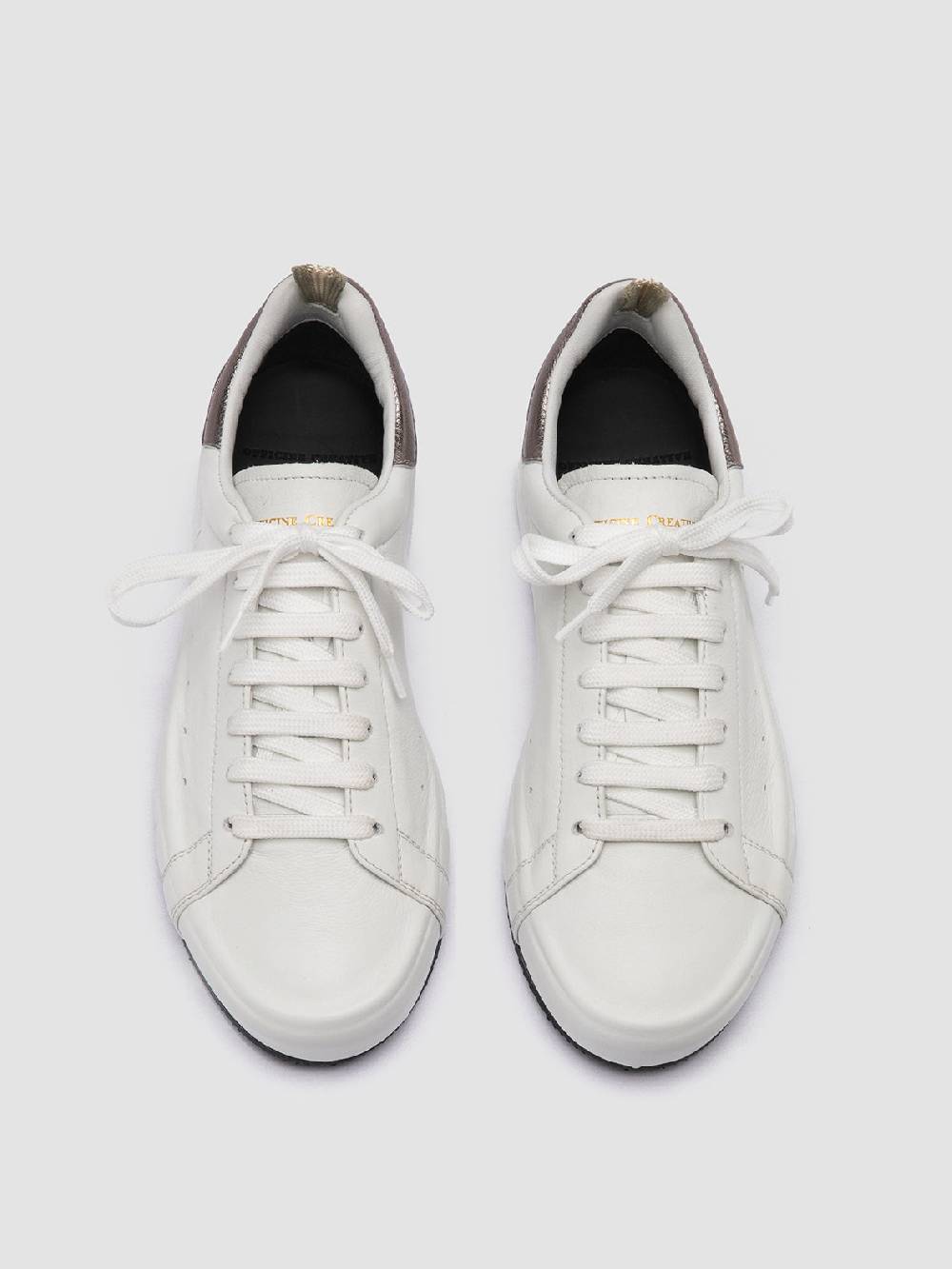 Officine Creative PRIMARY 101 Sneakers in Pelle Bianca Qualità Garantita